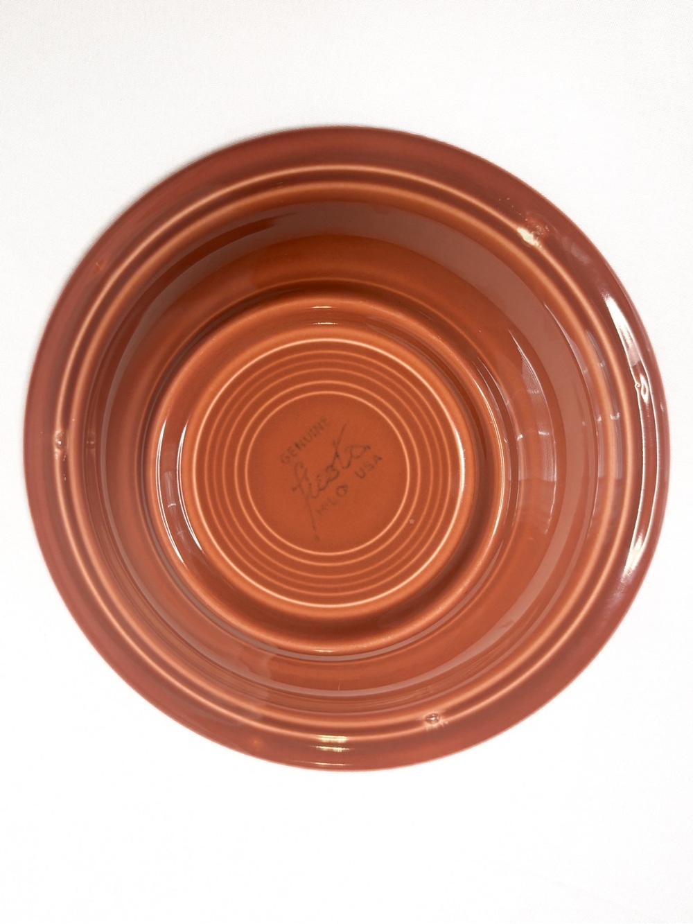 Fiestaware Dinner/Soup Bowl in Burnt Orange - Picture 2 of 6